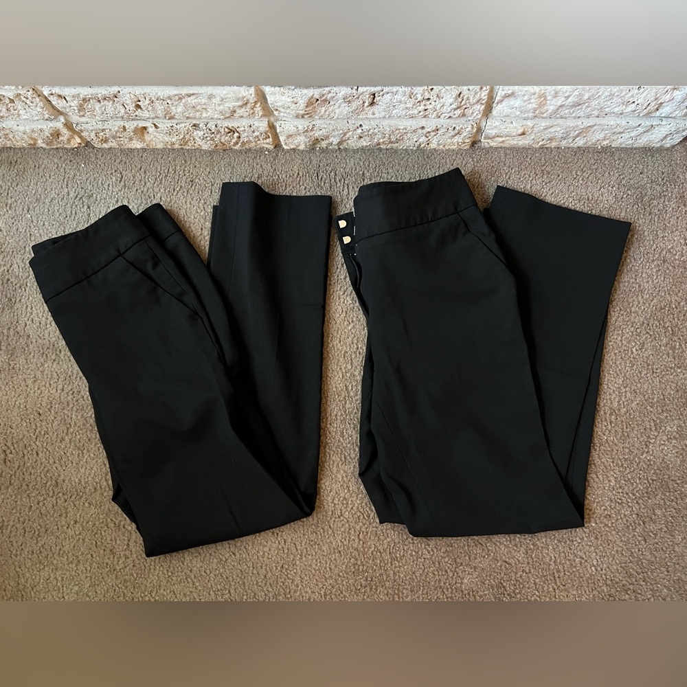 black slacks